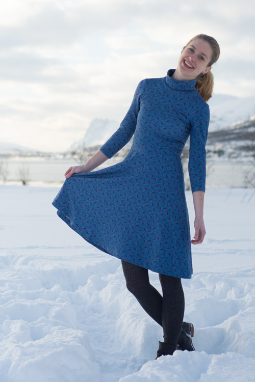 Sew Mariefleur Asta Dress Lila-Lotta