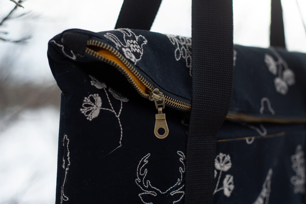 Sew Mariefleur Indiesew Laurelhurst Cardigan Senna Tote