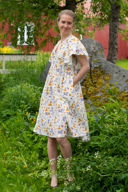 Fibre Mood Nina Dress With a Full Circle Skirt Hack - Geri In Stitches